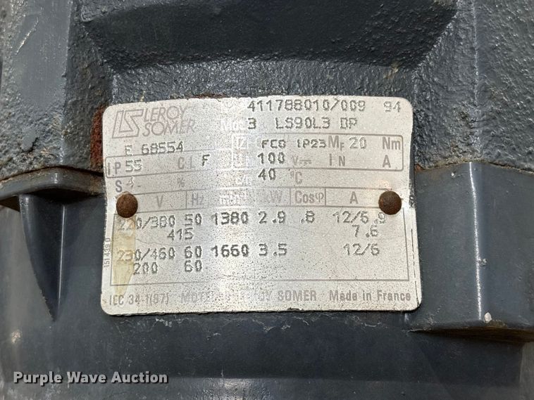 image for item EI5837 1994 Sefac 1200M65 four post automotive lift