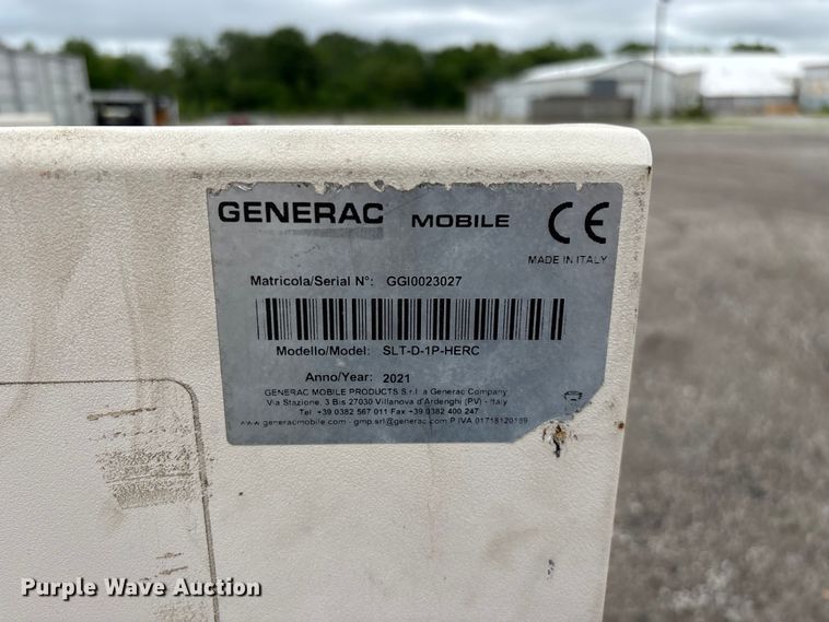 image for item EO4223 Generac Mobile City Silent SLT-D-1P-HERC light plant