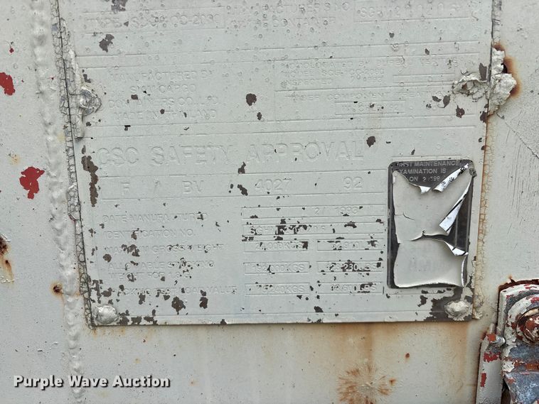 image for item EO4247 Siam Cargo Containers Co., LTD SCG-1CC-2080 shipping container