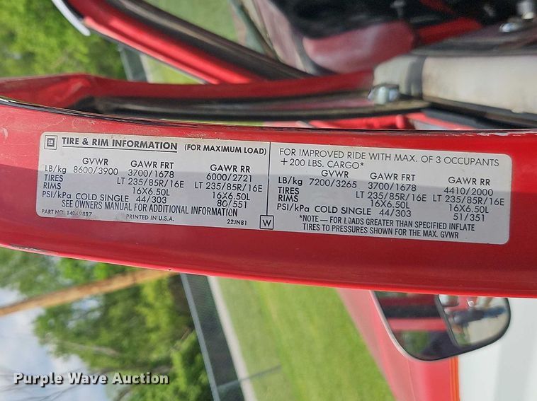 image for item EO7305 1986 Chevrolet K20  pickup truck