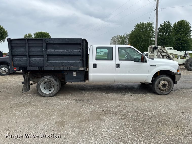image for item ER0494 2004 Ford F550 Super Duty Crew Cab dump truck