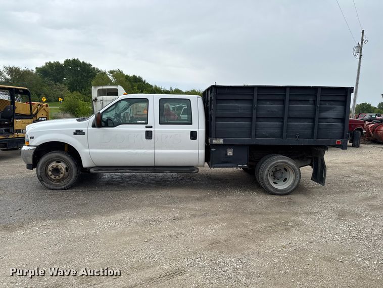 image for item ER0494 2004 Ford F550 Super Duty Crew Cab dump truck