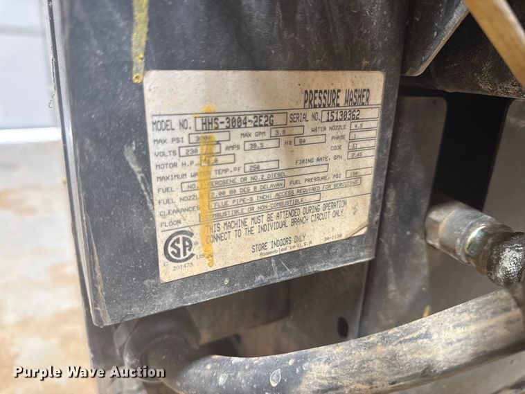 image for item ER1091 Chappell HHS-3004-2E2G pressure washer