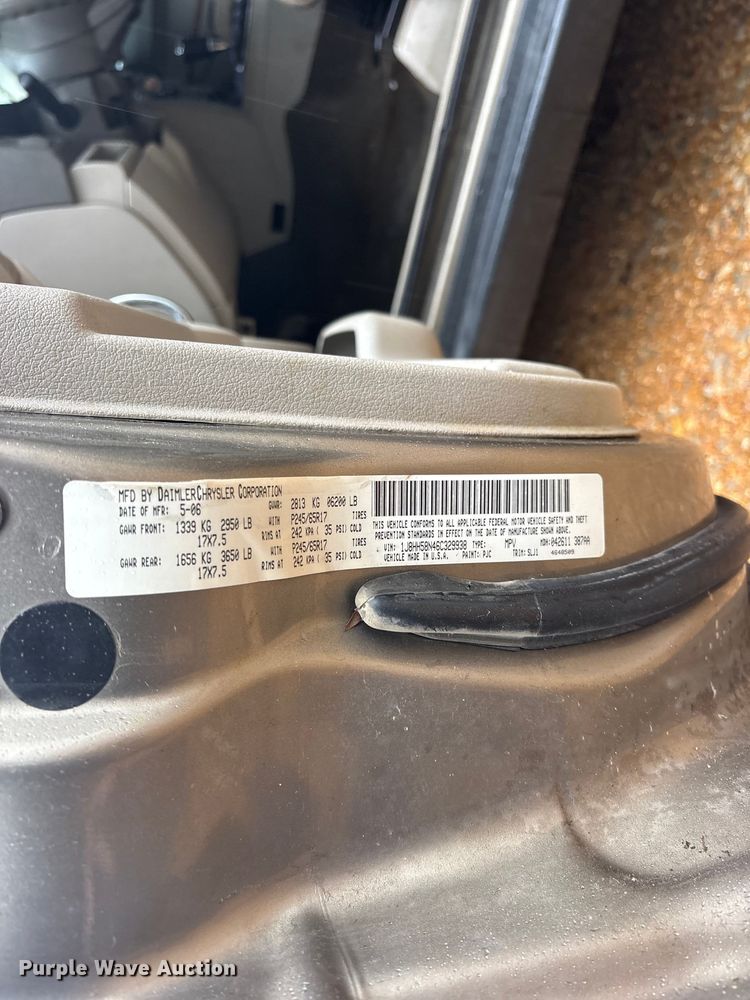 image for item ES8920 2006 Jeep Commander Limited  SUV