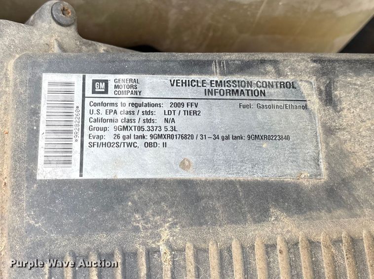 image for item ES8921 2009 Chevrolet Tahoe SUV