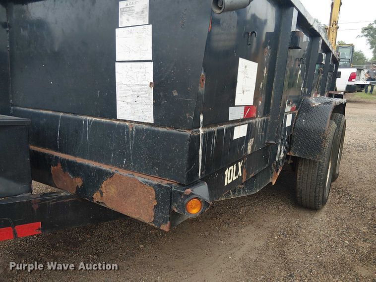 image for item ET2025 2015 Big Tex 10LX dump trailer