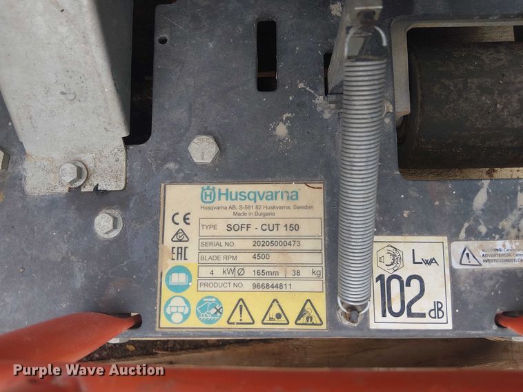 image for item ET2030 (2) Husqvarna Soff-Cut 150 concrete saws