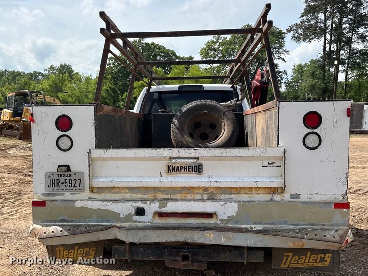 image for item ET2046 2017 RAM 3500 Crew Cab utility bed pickup truck