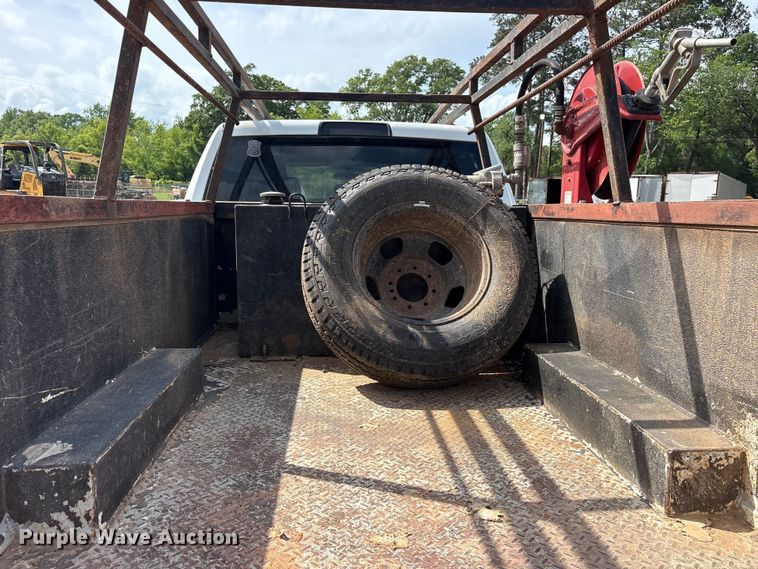 image for item ET2046 2017 RAM 3500 Crew Cab utility bed pickup truck