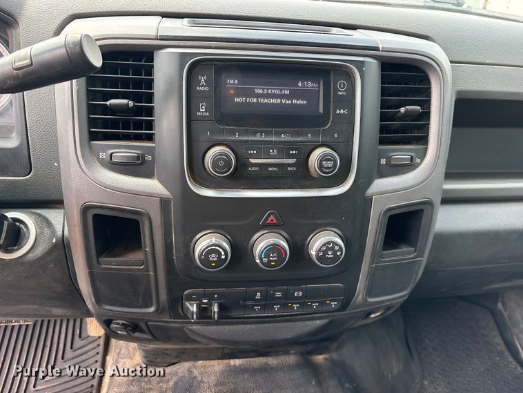 image for item ET2046 2017 RAM 3500 Crew Cab utility bed pickup truck