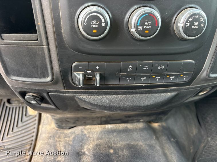 image for item ET2046 2017 RAM 3500 Crew Cab utility bed pickup truck
