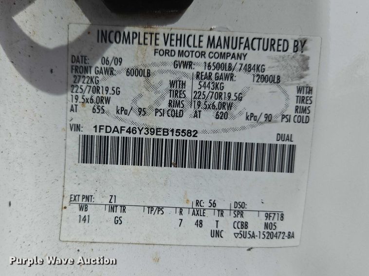 image for item ET5025 2009 Ford F450 Super Duty bucket truck