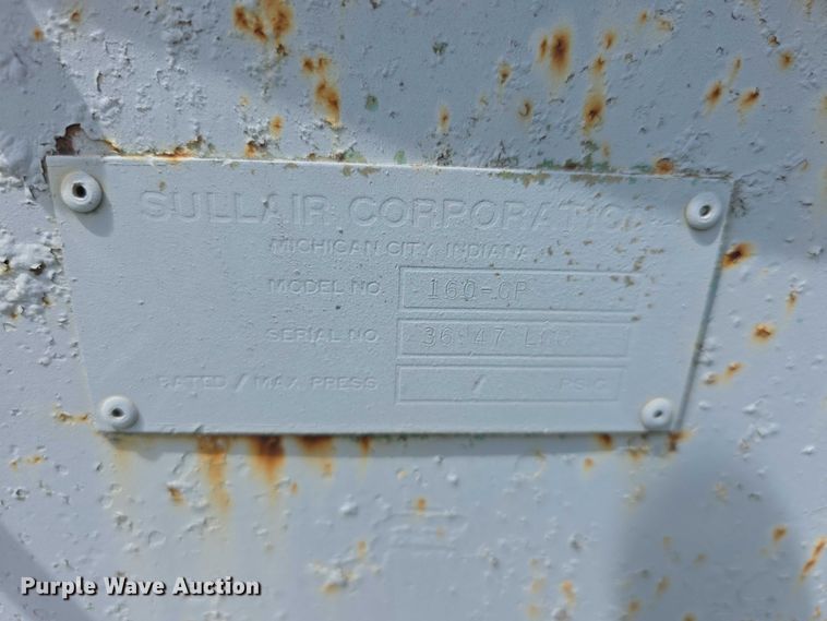 image for item EV2106 Sullivan 160GP air compressor