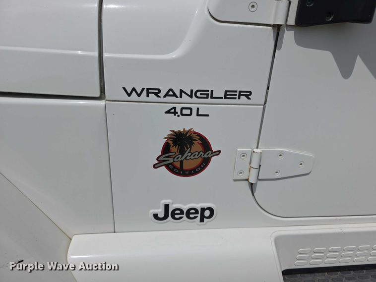image for item EV2107 1998 Jeep Wrangler Sahara SUV