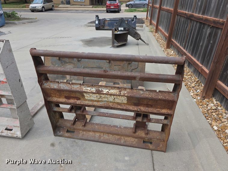 image for item EV2133 (3) skid steer attachments