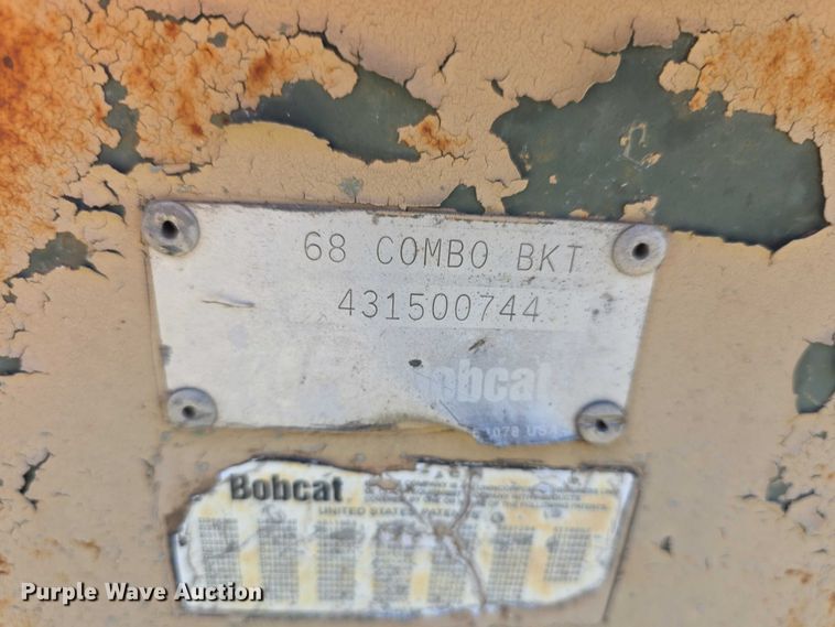 image for item EV2162 Bobcat 68 combo BKT  four in one skid steer bucket