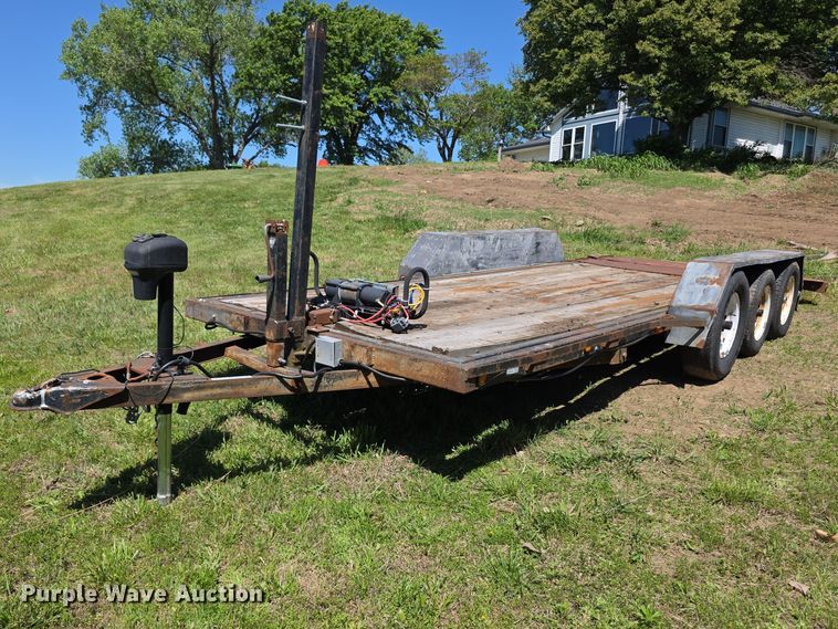 image for item EV2163 2014 Manufactured tilt deck utility trailer