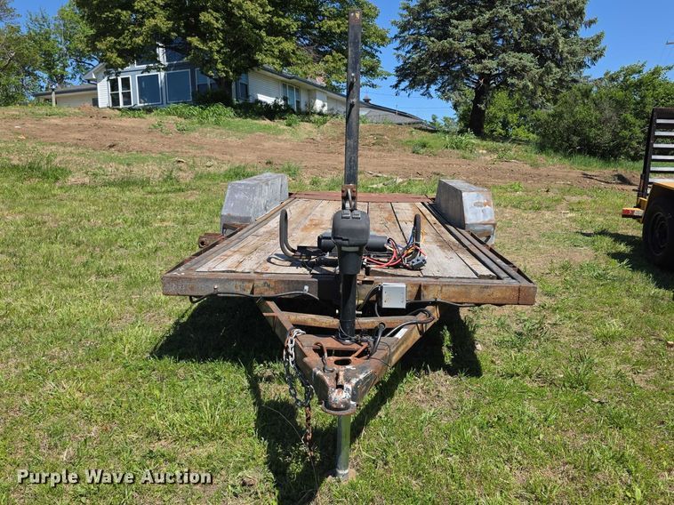 image for item EV2163 2014 Manufactured tilt deck utility trailer