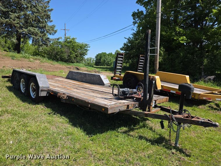 image for item EV2163 2014 Manufactured tilt deck utility trailer