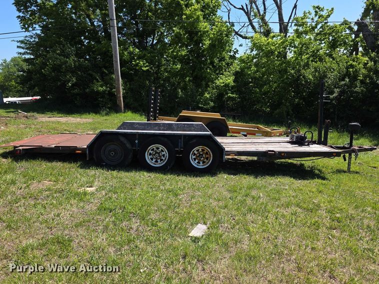 image for item EV2163 2014 Manufactured tilt deck utility trailer
