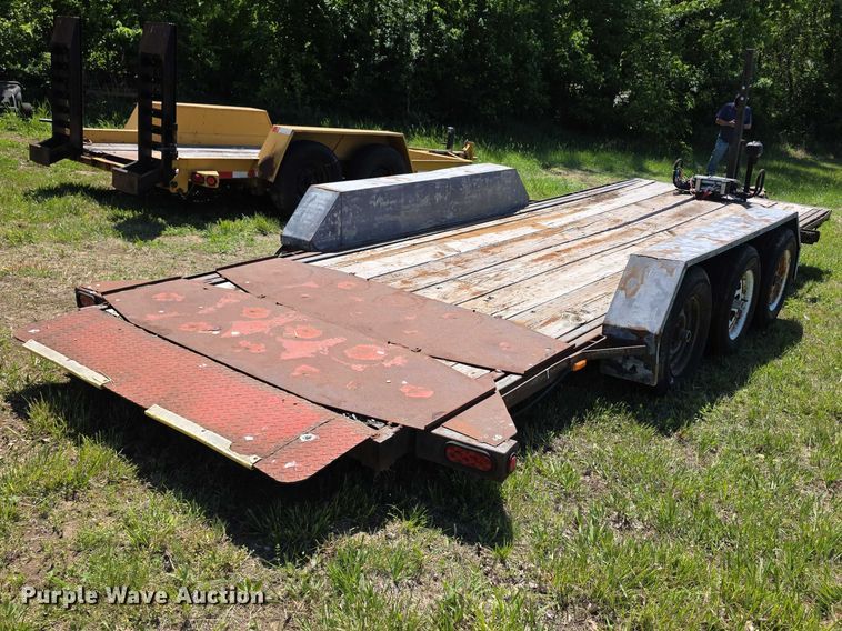 image for item EV2163 2014 Manufactured tilt deck utility trailer