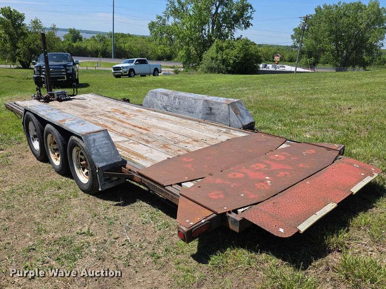 image for item EV2163 2014 Manufactured tilt deck utility trailer