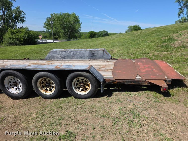 image for item EV2163 2014 Manufactured tilt deck utility trailer