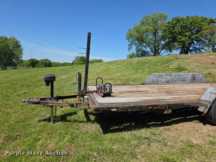 image for item EV2163 2014 Manufactured tilt deck utility trailer