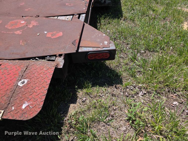 image for item EV2163 2014 Manufactured tilt deck utility trailer
