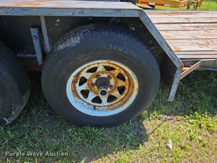 image for item EV2163 2014 Manufactured tilt deck utility trailer