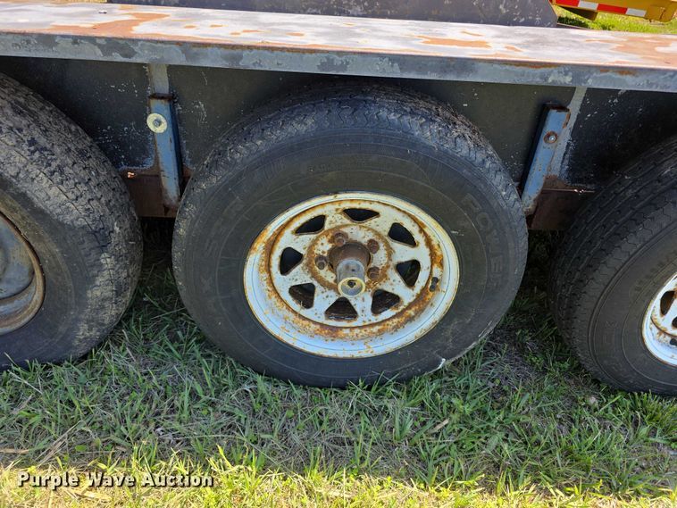 image for item EV2163 2014 Manufactured tilt deck utility trailer