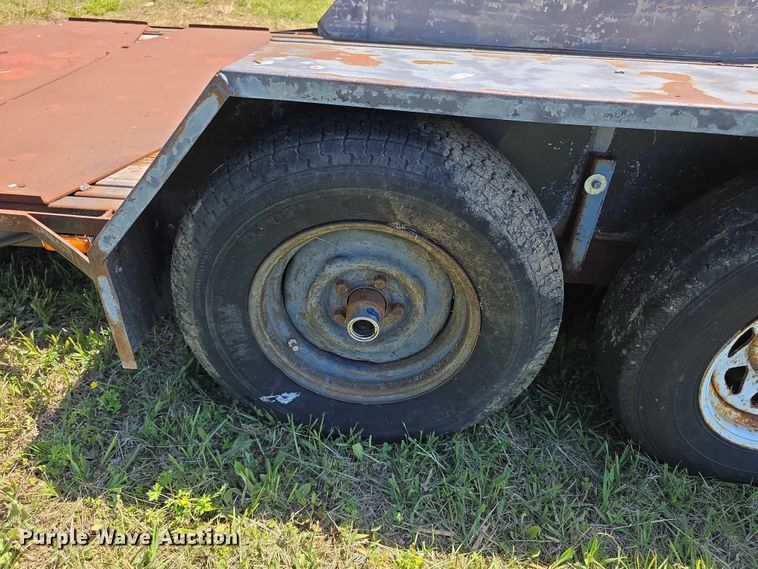 image for item EV2163 2014 Manufactured tilt deck utility trailer