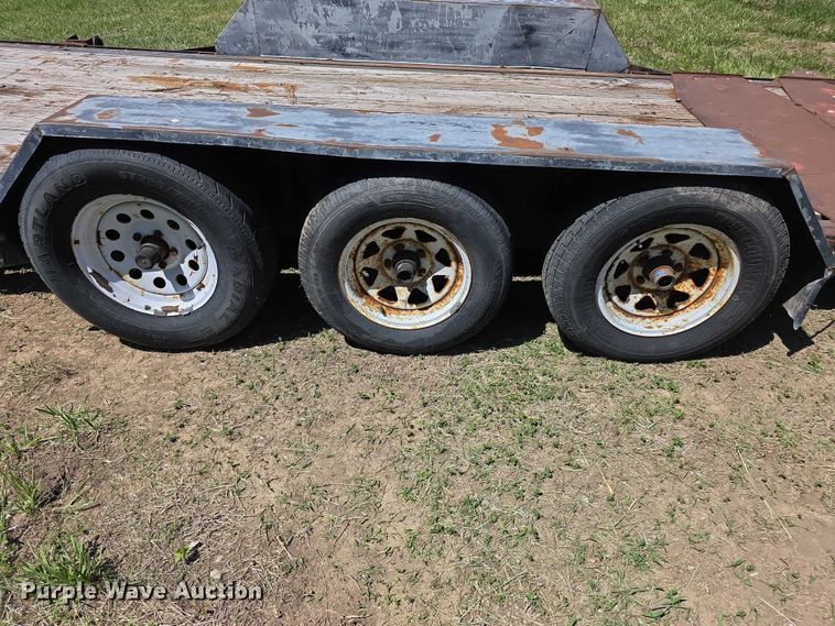 image for item EV2163 2014 Manufactured tilt deck utility trailer