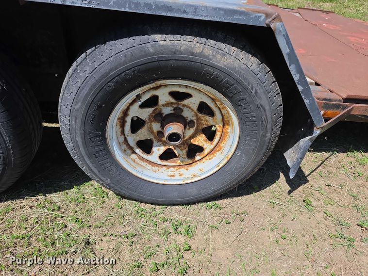 image for item EV2163 2014 Manufactured tilt deck utility trailer