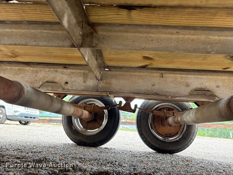 image for item EV2946 Shop built utility trailer