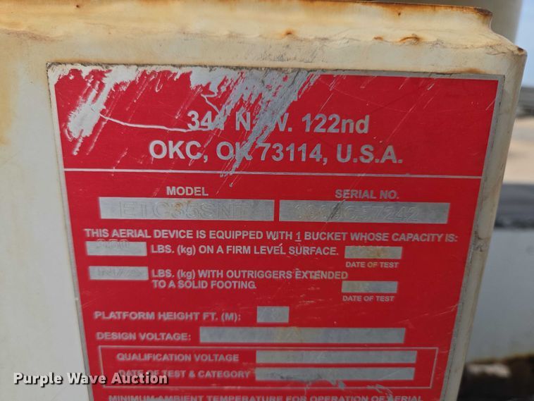 image for item EW0001 2009 Ford F450 Super Duty bucket truck