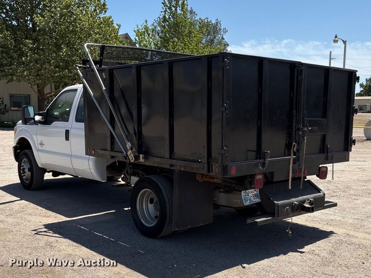 image for item EW0058 2012 Ford F350 Super Duty Ext. Cab dump bed pickup truck