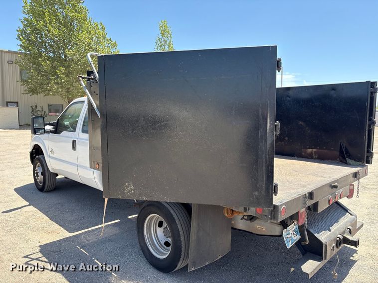 image for item EW0058 2012 Ford F350 Super Duty Ext. Cab dump bed pickup truck