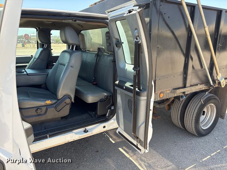 image for item EW0058 2012 Ford F350 Super Duty Ext. Cab dump bed pickup truck