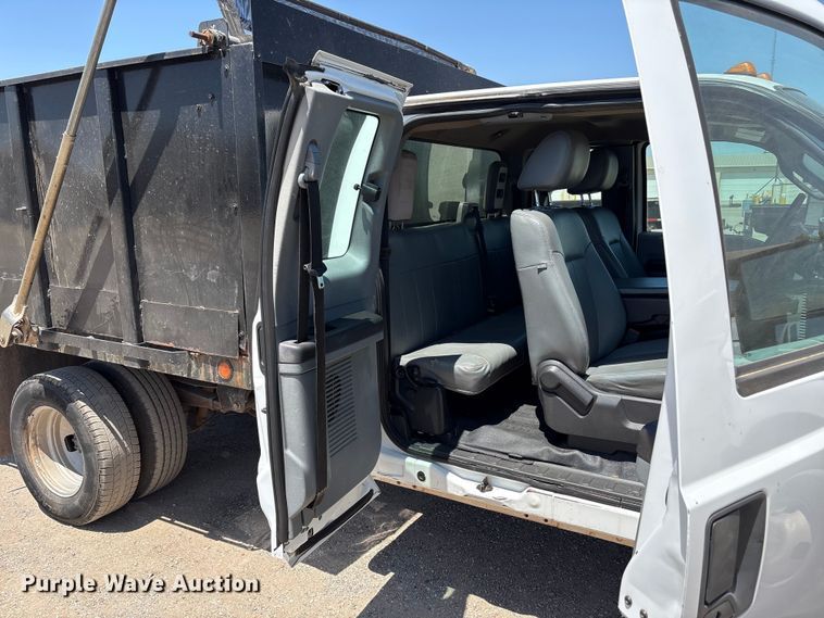 image for item EW0058 2012 Ford F350 Super Duty Ext. Cab dump bed pickup truck