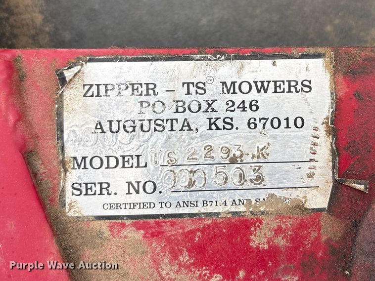 image for item EW0073 Zipper TS-22 lawn mower