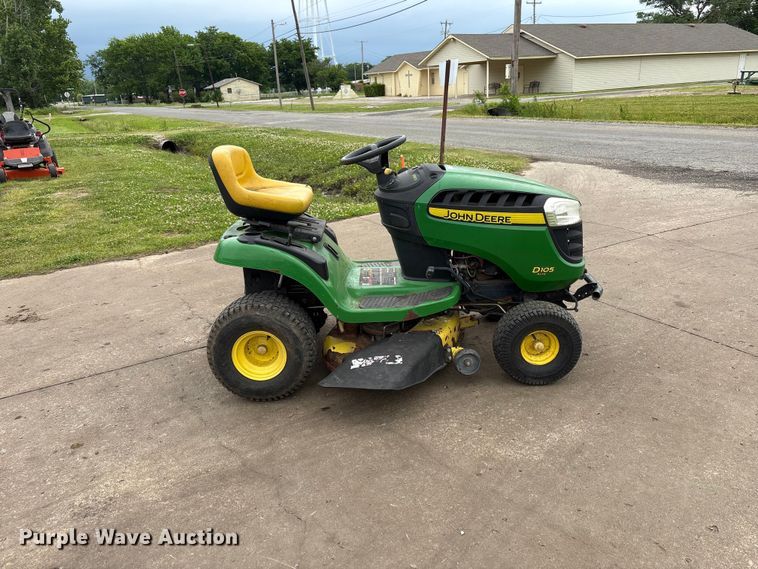 image for item EW0074 2012 John Deere D105 lawn mower