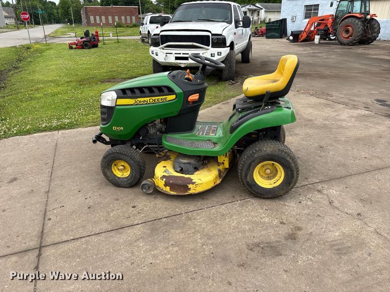 image for item EW0074 2012 John Deere D105 lawn mower