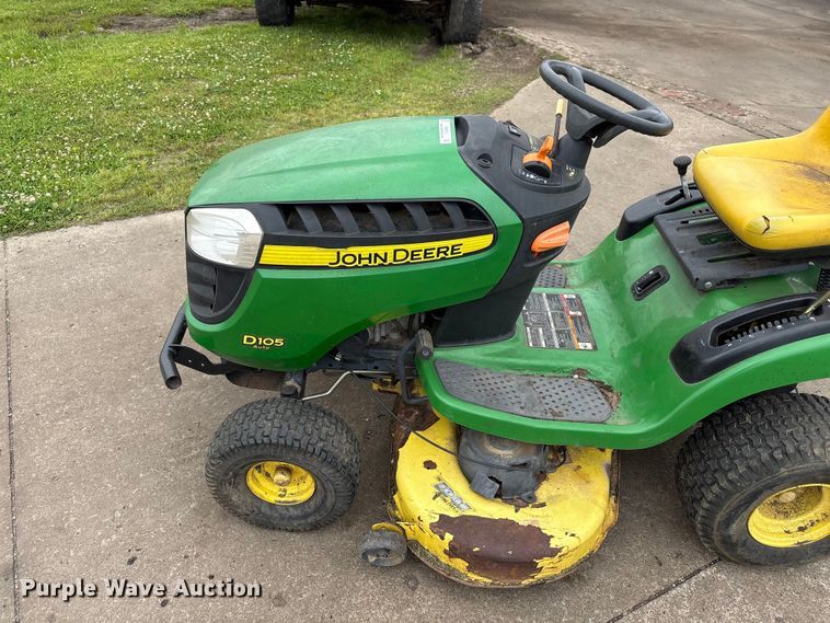 image for item EW0074 2012 John Deere D105 lawn mower