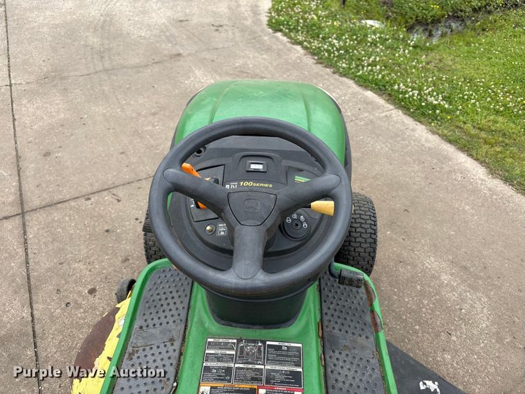 image for item EW0074 2012 John Deere D105 lawn mower