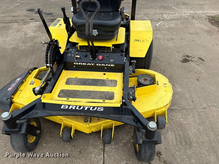 image for item EW0077 Great Dane Brutus GBKH2761S ZTR lawn mower