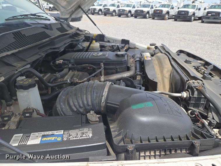 image for item EW0083 2014 RAM 3500 utility bed pickup truck