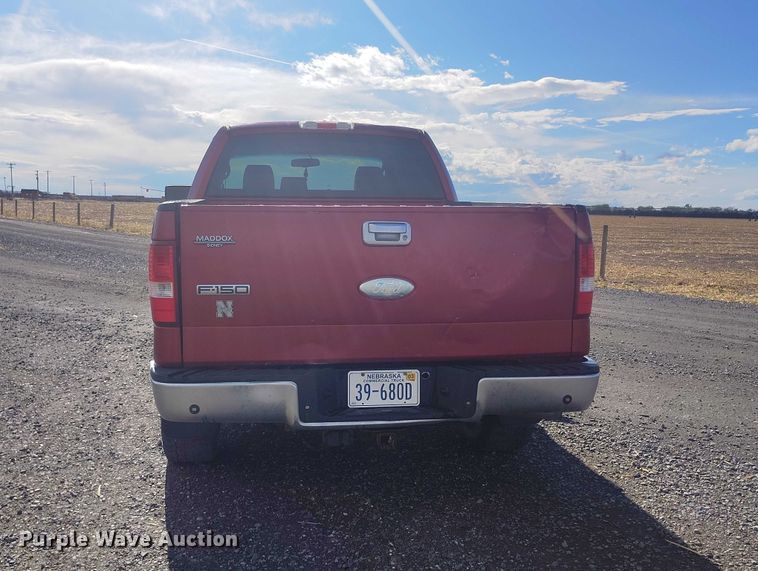 image for item EW0991 2008 Ford F150 Crew Cab pickup truck