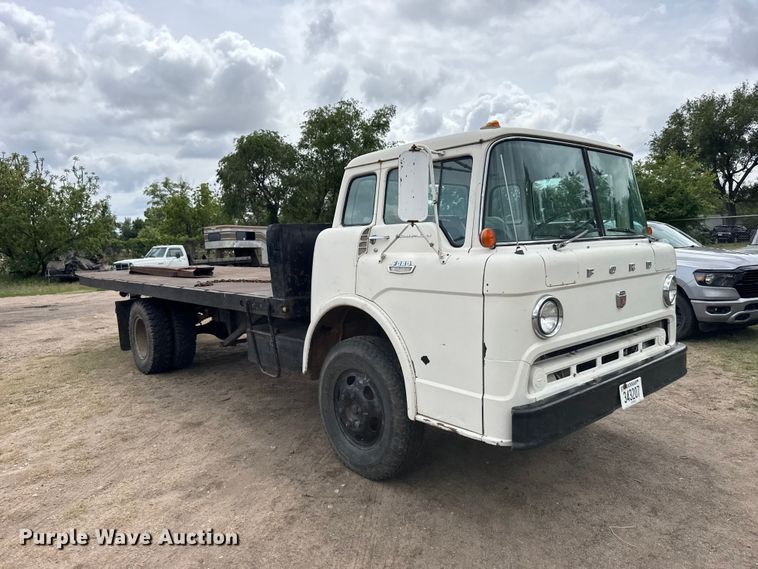 image for item FB7348 1967 Ford C610D rollback truck