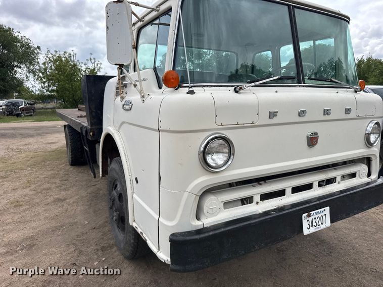 image for item FB7348 1967 Ford C610D rollback truck